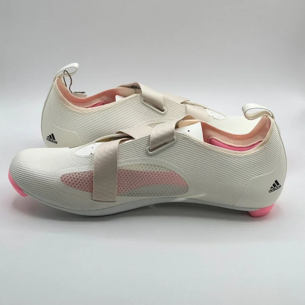 Men's Adidas The Indoor Cycling  Shoes Off White Shadow Maroon 3Bolt GX1669 Sz11 - Picture 10 of 13